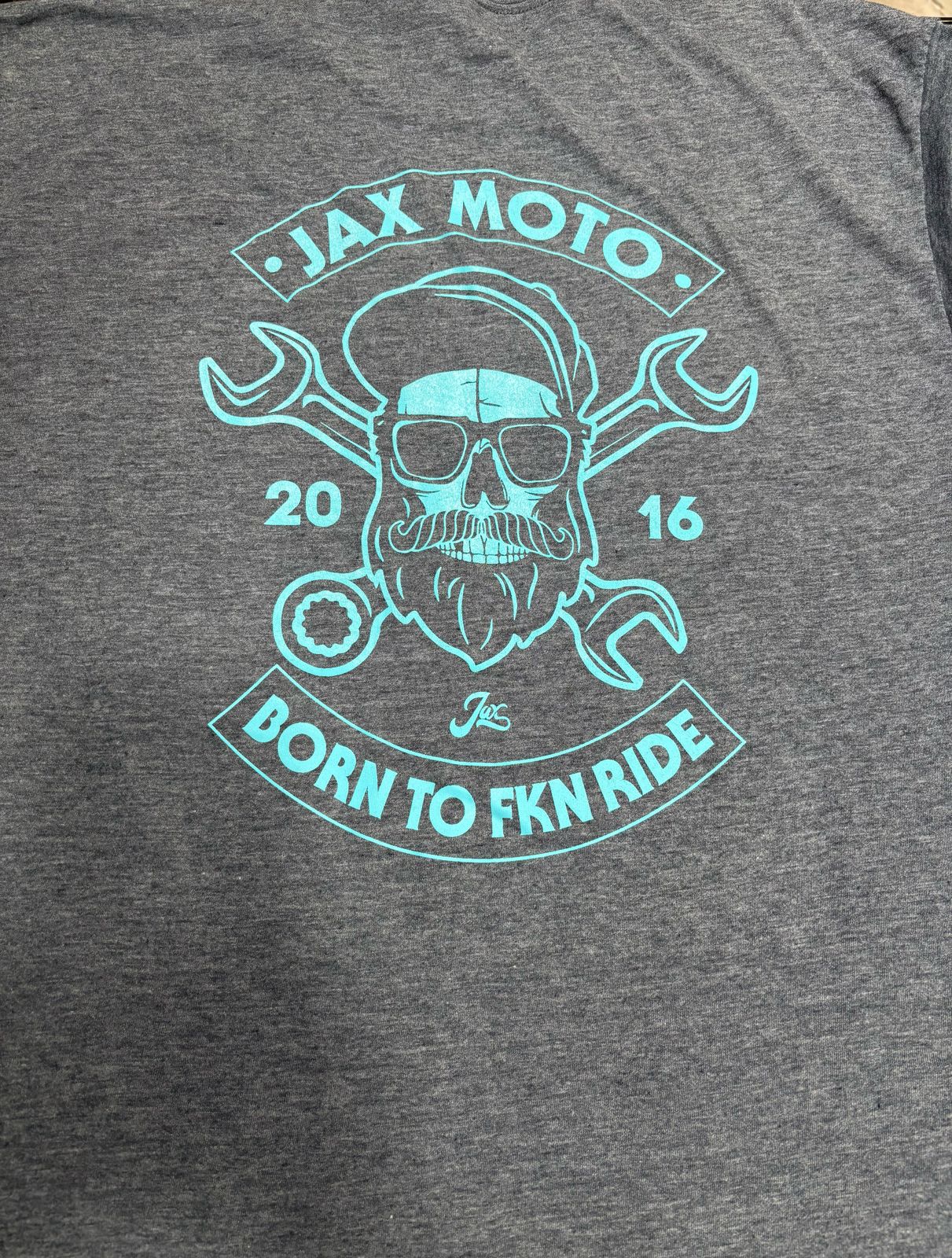 PLAYERA JAX MOTO AZUL
