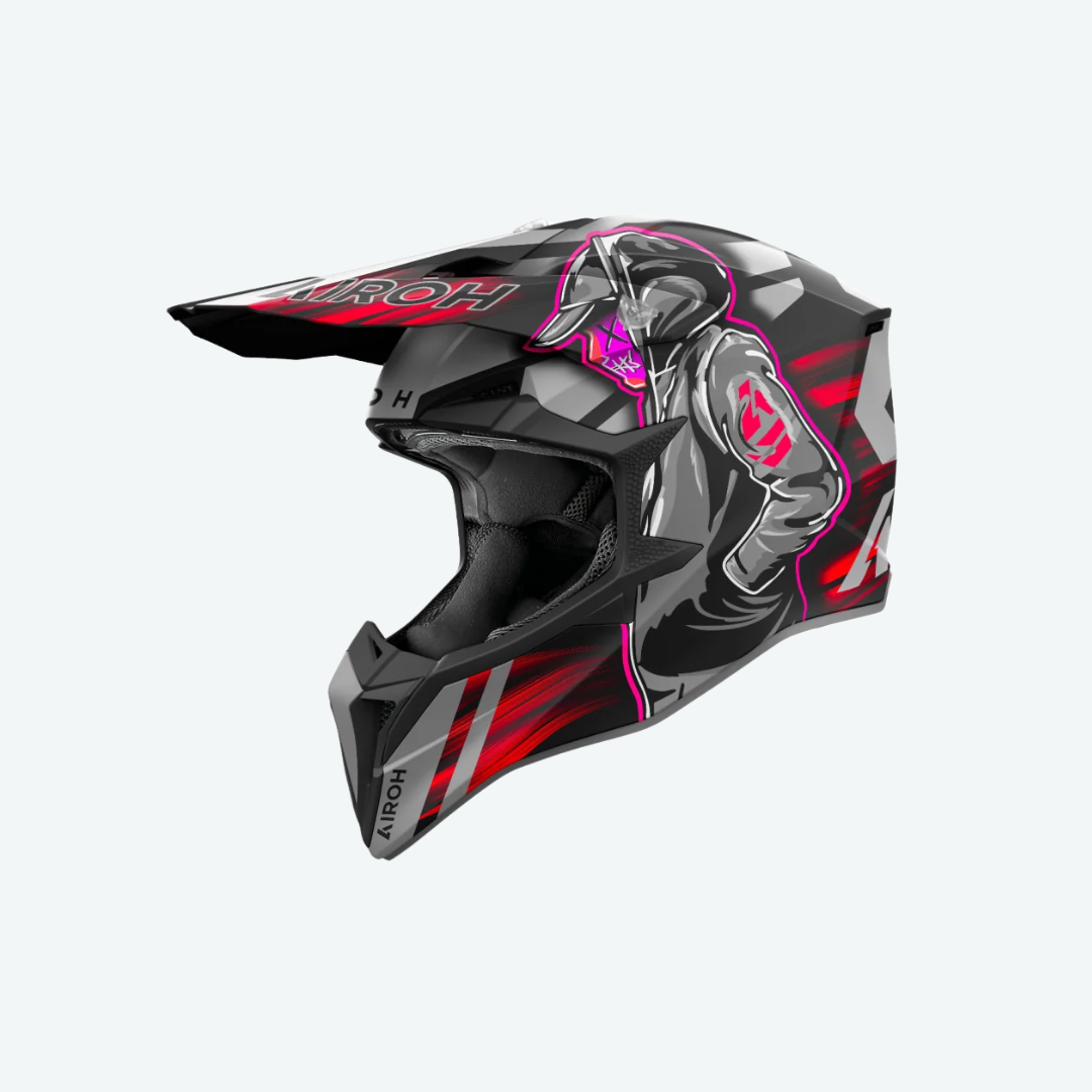 AIROH HELMET WRAAAP CYBER RED