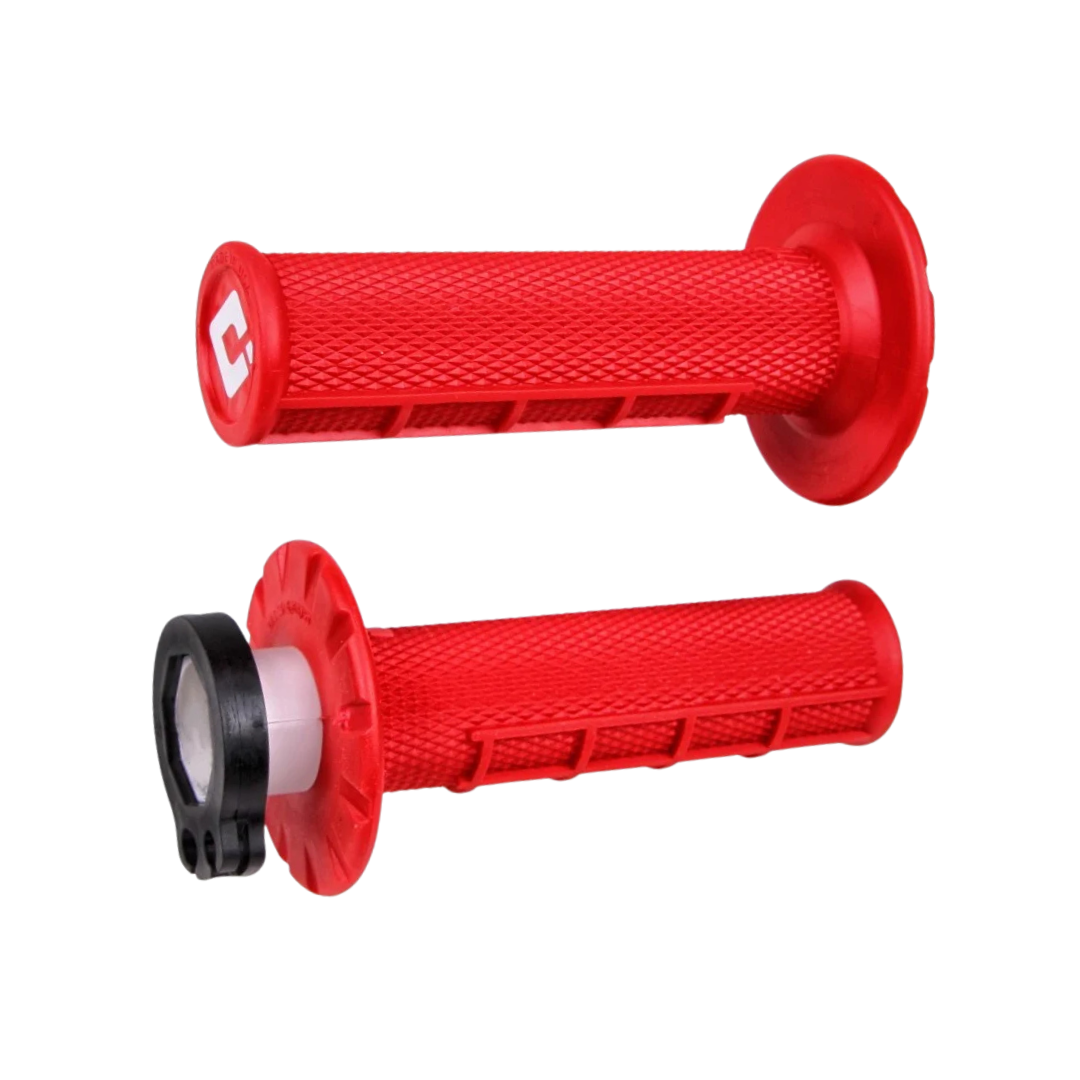 ODI LOCK ON HALF WAFFLE RED