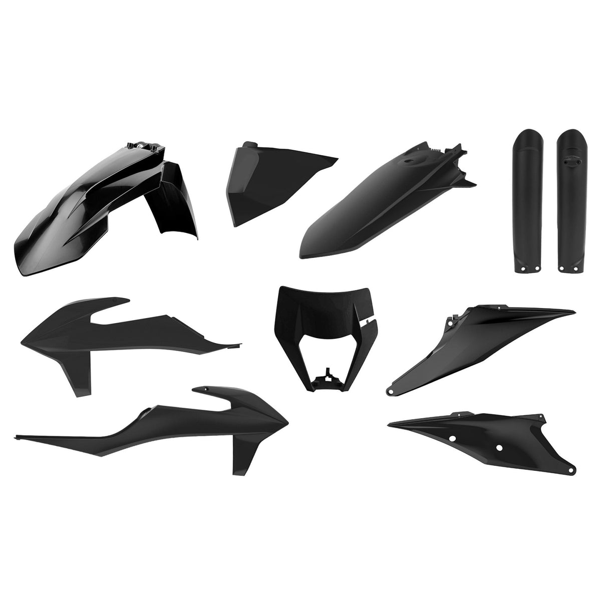 KIT DE PLÁSTICOS POLISPORT KTM (20-23) BLACK