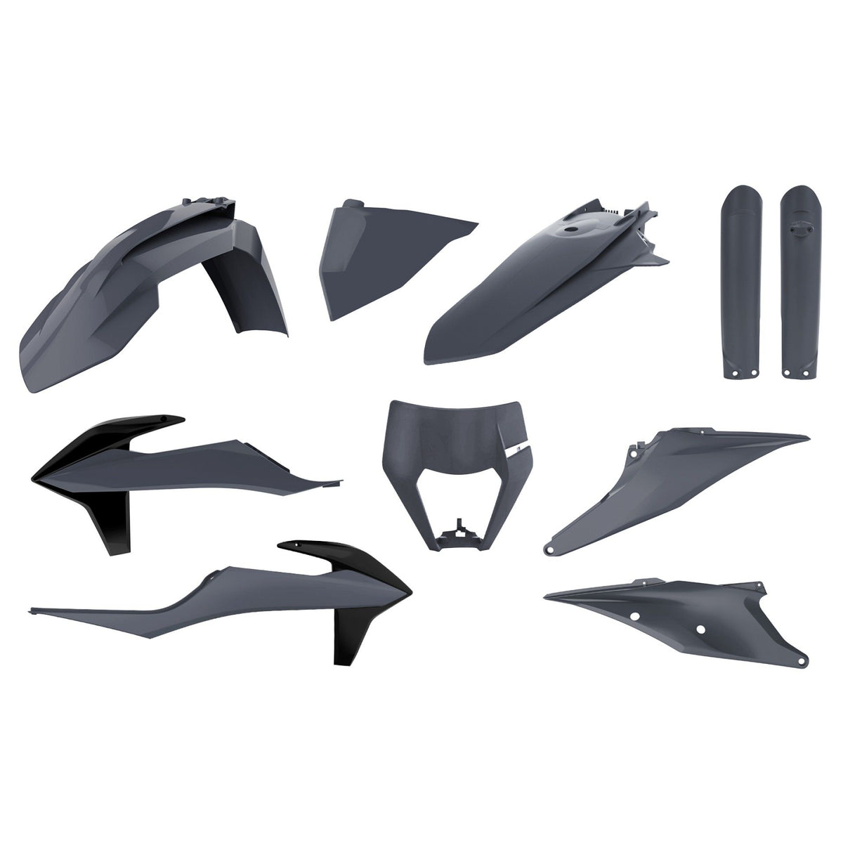 KIT DE PLÁSTICOS POLISPORT KTM (20-23) GRAY