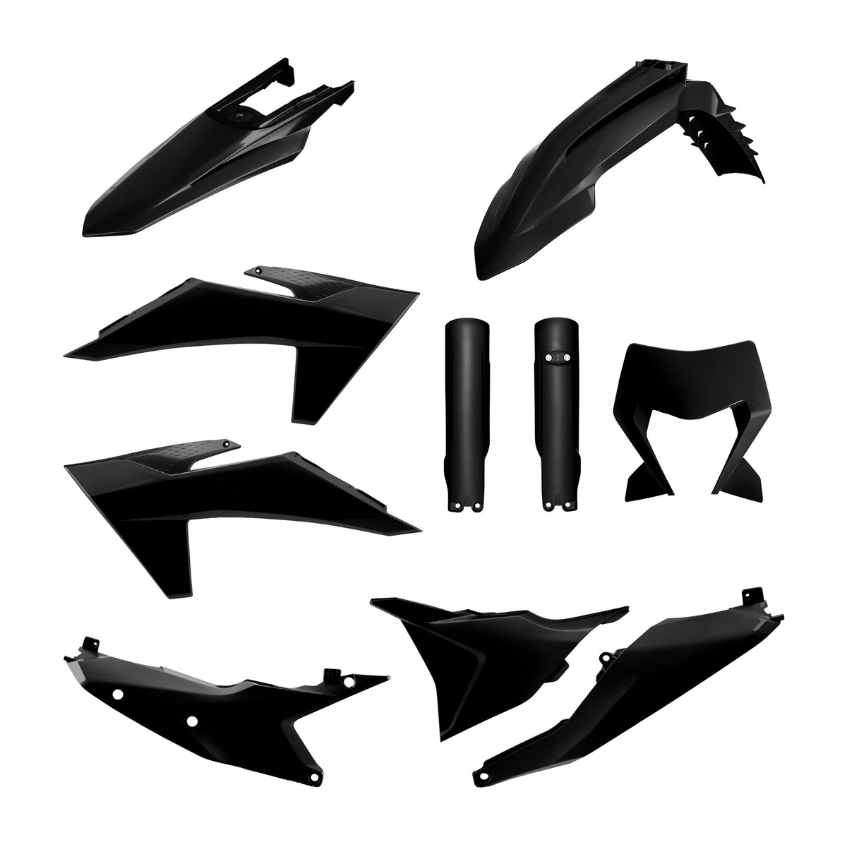 KIT DE PLÁSTICOS POLISPORT KTM EXC (24-25) BLACK
