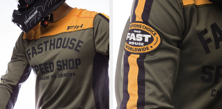 jersey Sanguaro Petrol LS Jersey - Olive/Vintage Gold