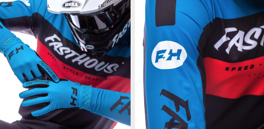 Helix Daytona LS Jersey - Electric Blue/Black