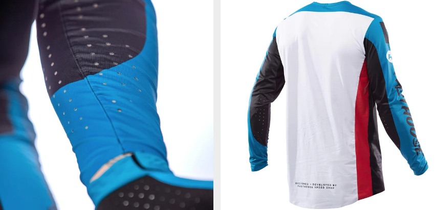 Helix Daytona LS Jersey - Electric Blue/Black