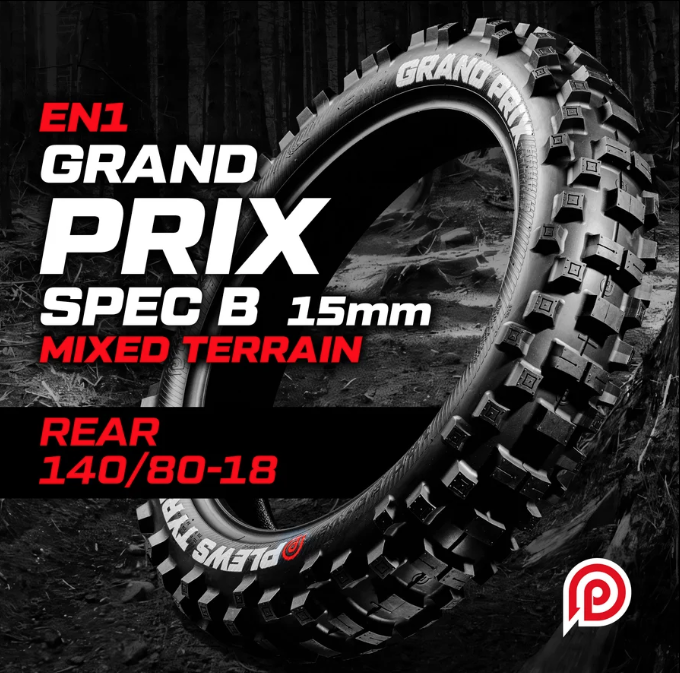 PLEWS EN1 ENDURO GRAND PRIX Rear Spec B 15mm - 140 / 80 – 18