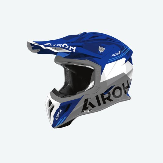 AIROH HELMET AVIATOR ACE 2 FURY BLUE GLOSS