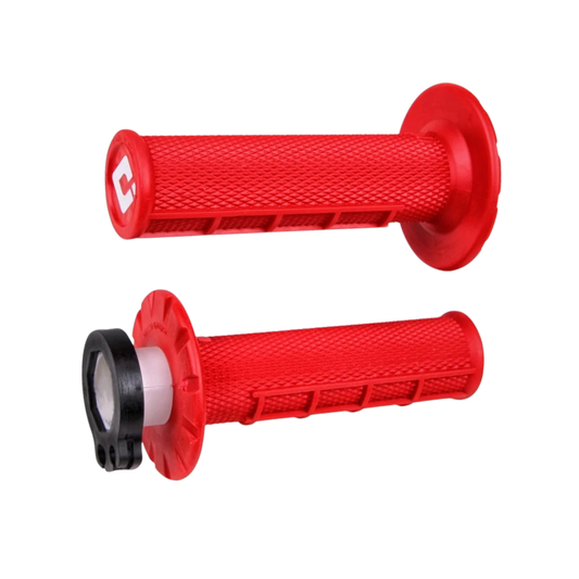 ODI LOCK ON HALF WAFFLE RED