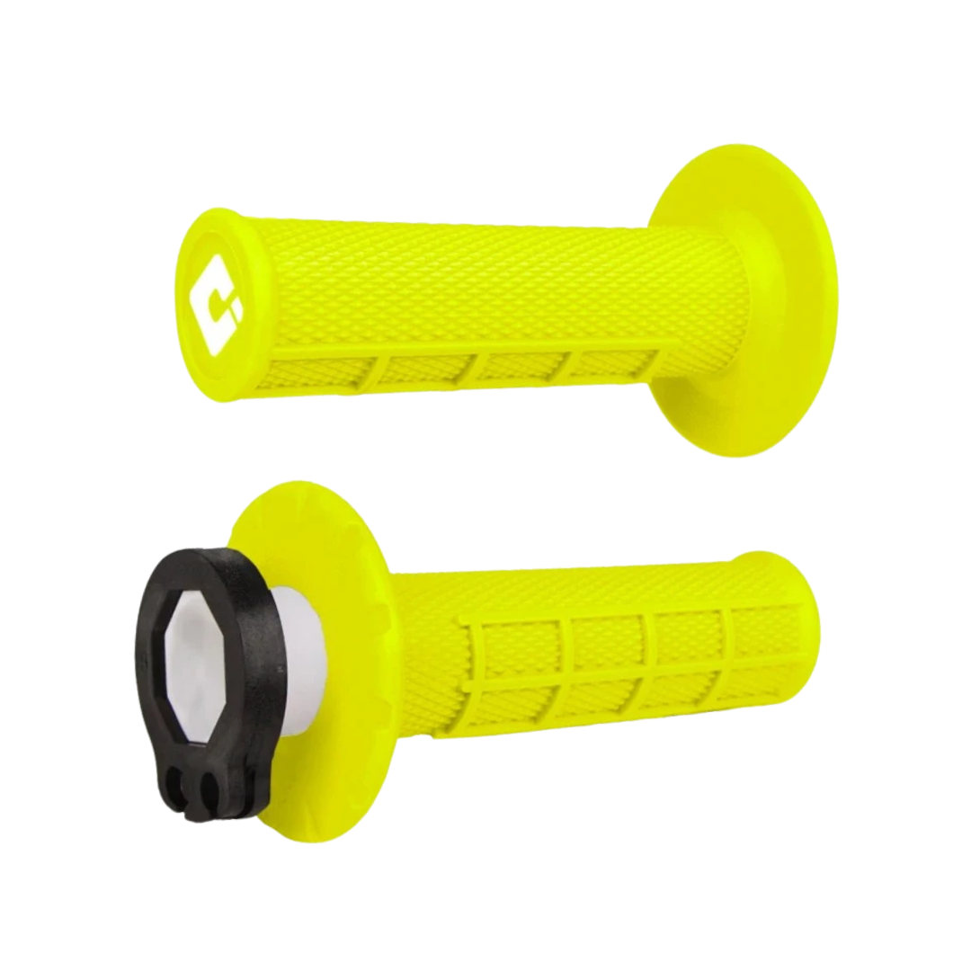 ODI LOCK ON HALF WAFFLE FLUO YELLOW