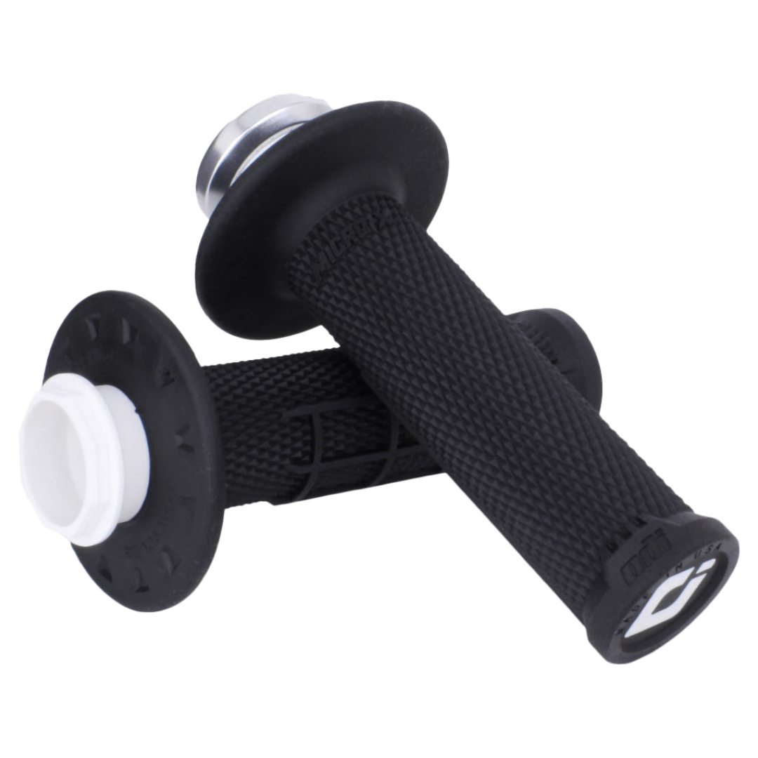 ODI GRIPS MICRO-X GRIPS HALF WAFFLE BLACK (50CC)