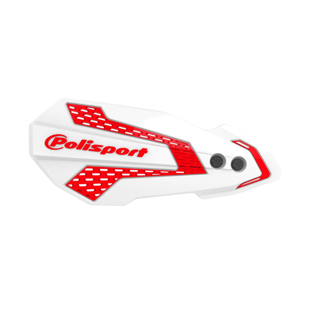 POLISPORT MX FLOW HANDGUARD RED / WHITE