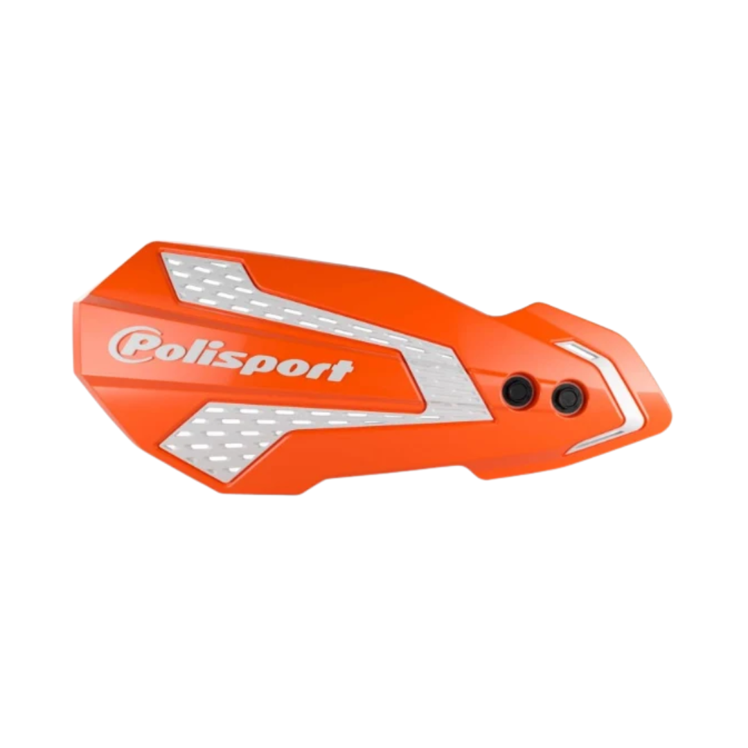 POLISPORT MX FLOW HANDGUARD ORANGE / WHITE