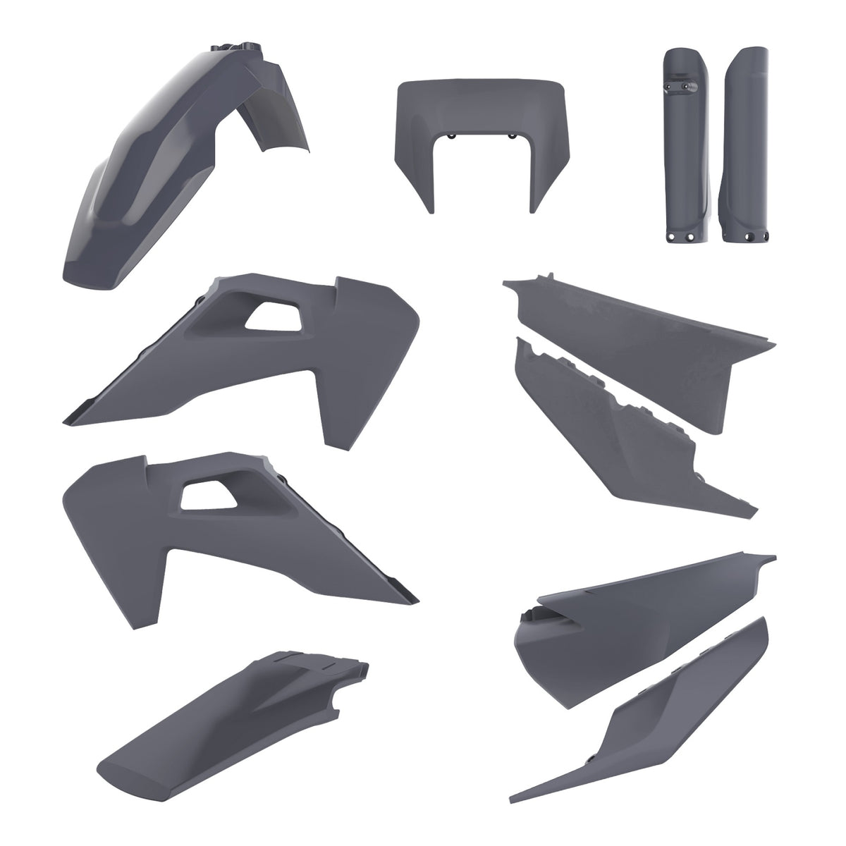 KIT DE PLÁSTICOS POLISPORT HUSQVARNA (20-23) GRIS