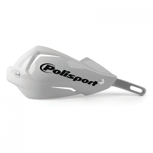 POLISPORT TOUQUET HANDGUARD ALUMINIO WHITE