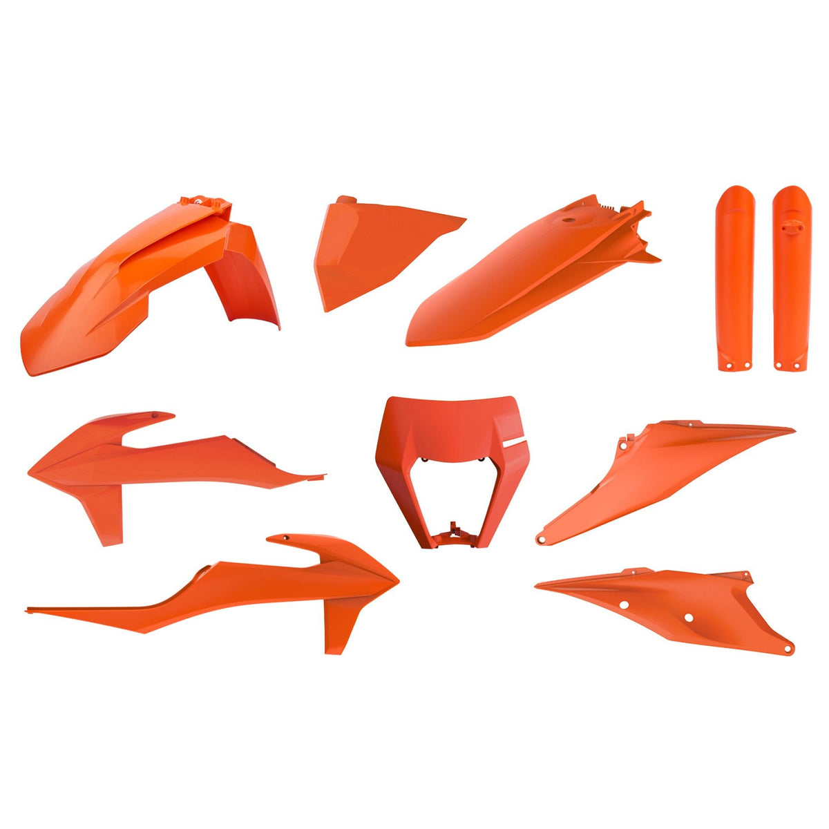 KIT DE PLÁSTICOS POLISPORT KTM (20-23) ORANGE