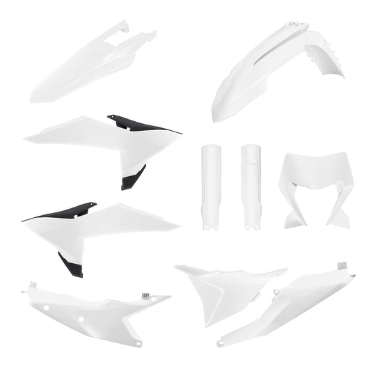 KIT DE PLÁSTICOS POLISPORT KTM EXC (26-27) WHITE