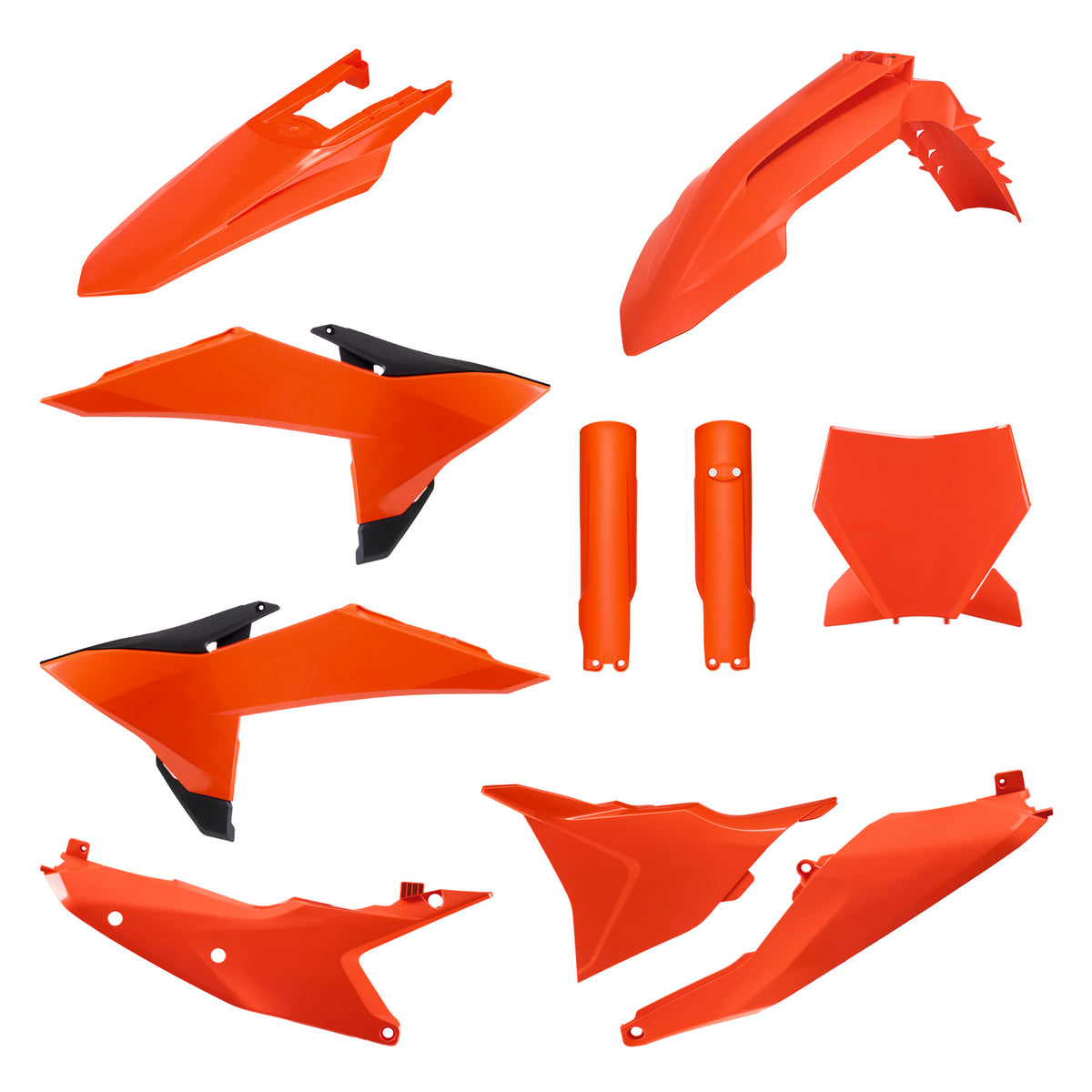 KIT DE PLÁSTICOS POLISPORT KTM SX / XC (25-27) ORANGE