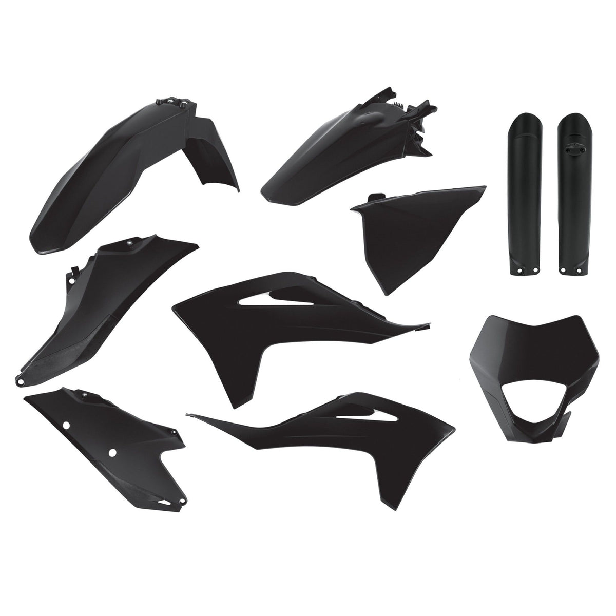KIT DE PLASTICOS POLISPORT GASGAS (21-23) BLACK