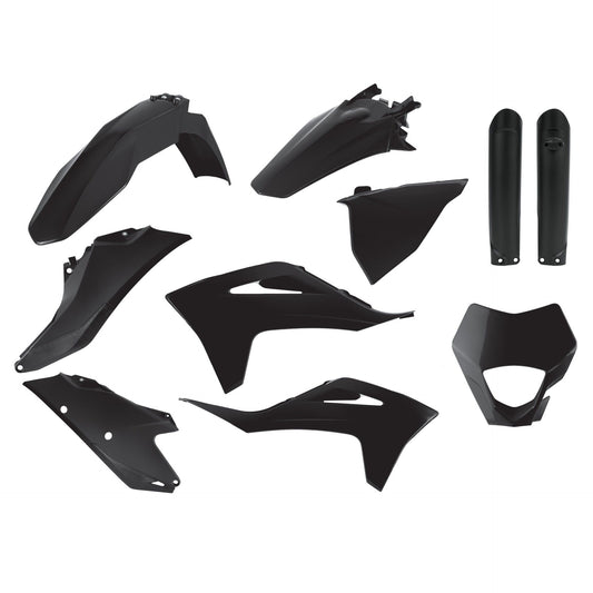 KIT DE PLASTICOS POLISPORT GASGAS (21-23) BLACK