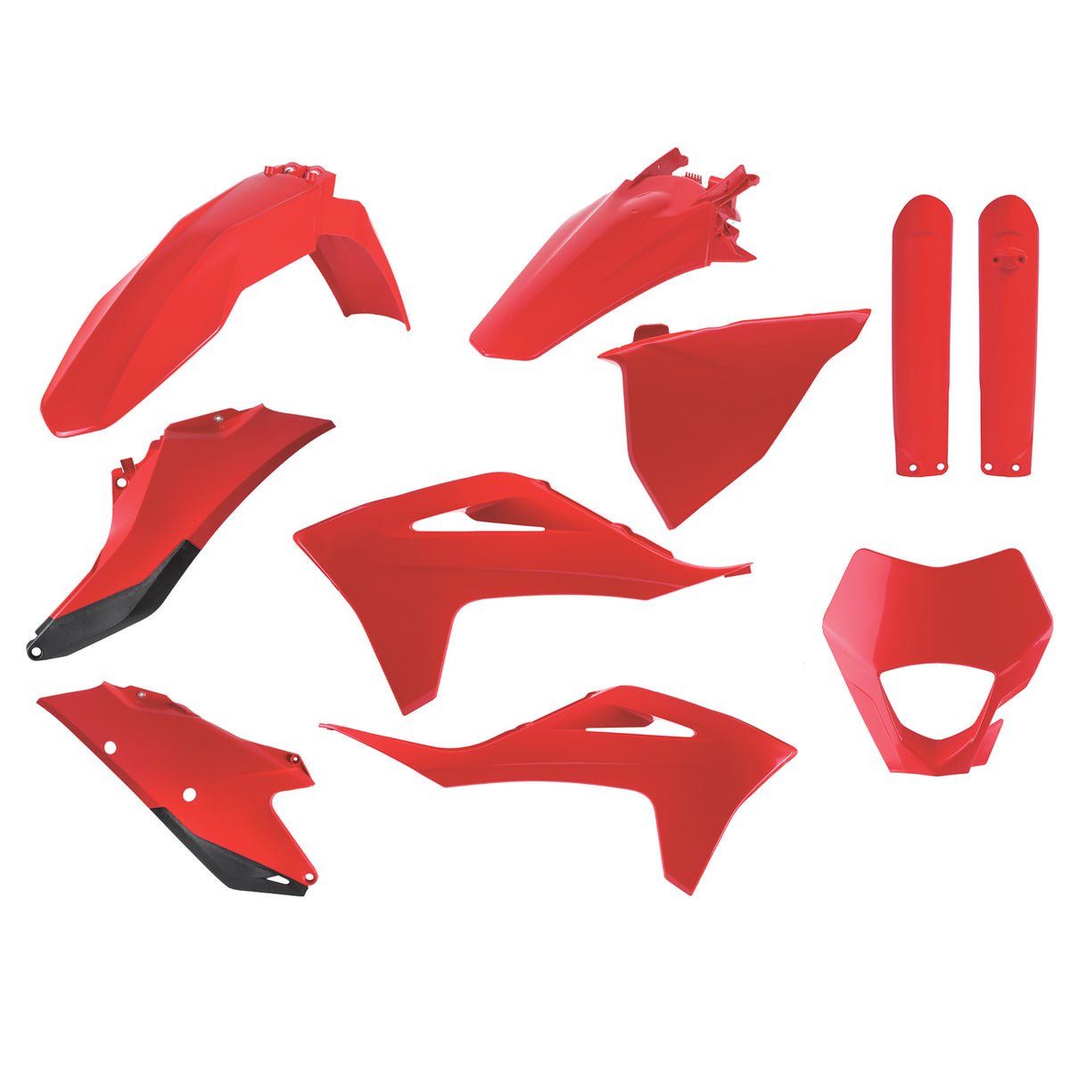 KIT DE PLASTICOS POLISPORT GASGAS (21-23) RED