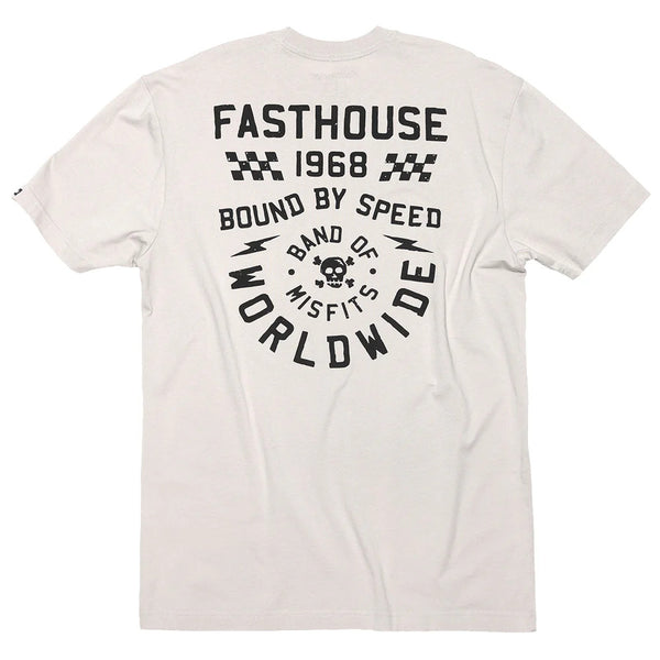 Playera Fasthouse Seaver SS Tee Light Gray
