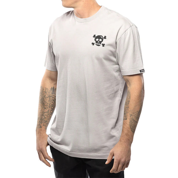 Playera Fasthouse Seaver SS Tee Light Gray