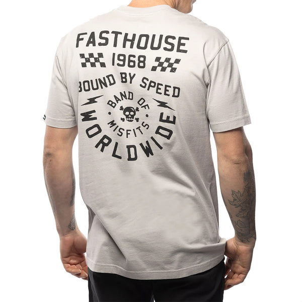 Playera Fasthouse Seaver SS Tee Light Gray