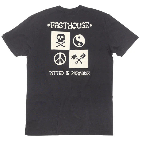 Playera Fasthouse Gold Mine SS Tee Black