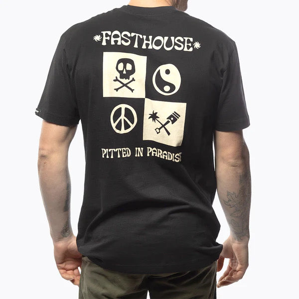 Playera Fasthouse Gold Mine SS Tee Black