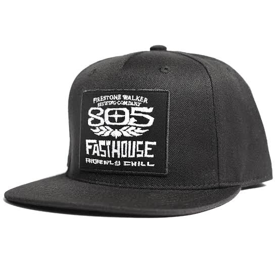 Gorra Fasthouse 805 Gravel Hat Black