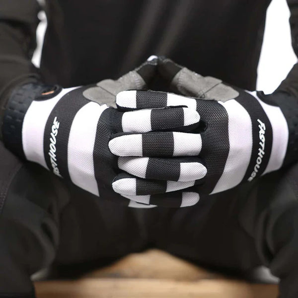 Guantes Fasthouse Vapor Jail Bird Black/White