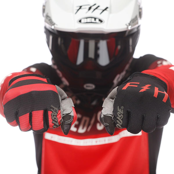 Guantes Fasthouse Speed Style Akin Black/Red