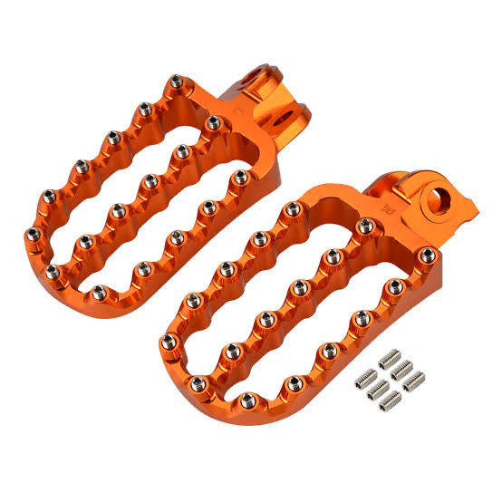 Bullet Proof Designs KTM Adventure Pegs Orange