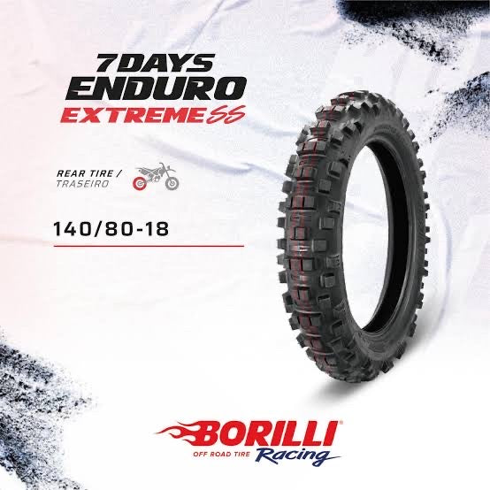 Llanta Borilli 7 Days Extreme SS 140/80-18