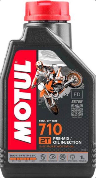MOTUL 710 2T PRE-MIX/OIL INJECTION