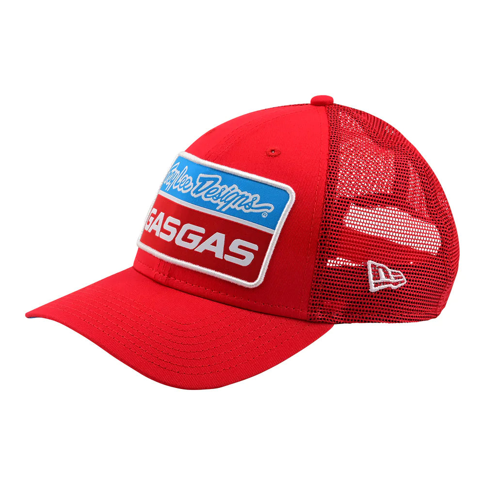 Tld GasGas Team Stock Curved Snapback Hat Red