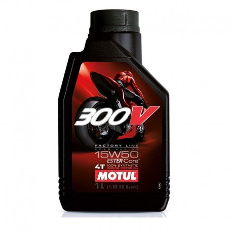 MOTUL 300V FACTORY LINE 15W50 1L SINTETICO DOBLE ESTER
